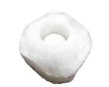 Ladda upp bild till gallerivisning, Vit Saltljuslykta