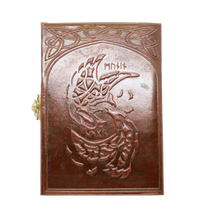 Ladda upp bild till gallerivisning, Handgjord läderbok- Asgård