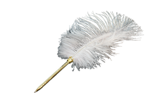 Ladda upp bild till gallerivisning, Fjäderpenna -Rosa -Kulspets