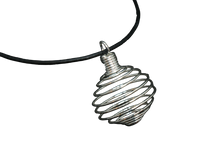 Ladda upp bild till gallerivisning, Korg till kristall med läderrem