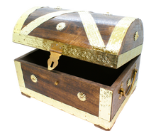 Ladda upp bild till gallerivisning, Kista med gulddetaljer -Stor