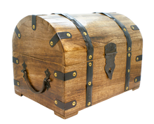 Ladda upp bild till gallerivisning, Kista med svarta detaljer -Stor