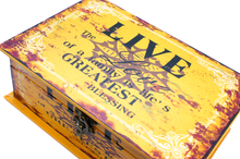 Ladda upp bild till gallerivisning, Kista med budskap -mindre Gul