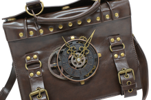 Ladda upp bild till gallerivisning, Steampunk handväska med handtag