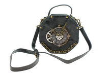 Ladda upp bild till gallerivisning, Steampunk väska - åttkantig