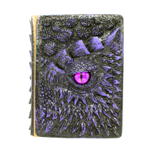 Ladda upp bild till gallerivisning, Drakbok med hård pärm - Lila