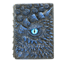 Ladda upp bild till gallerivisning, Drakbok med hård pärm - Blå