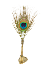 Ladda upp bild till gallerivisning, Kalligrafipenna / Fjäderpenna - Peacock Feather Pen