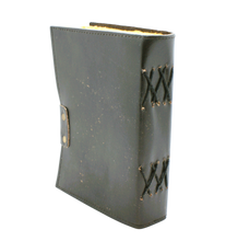 Ladda upp bild till gallerivisning, Handgjord Läderbok - Book of Spells - Svart