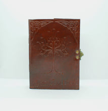 Ladda upp bild till gallerivisning, Handgjord läderbok - LOTR -Tree
