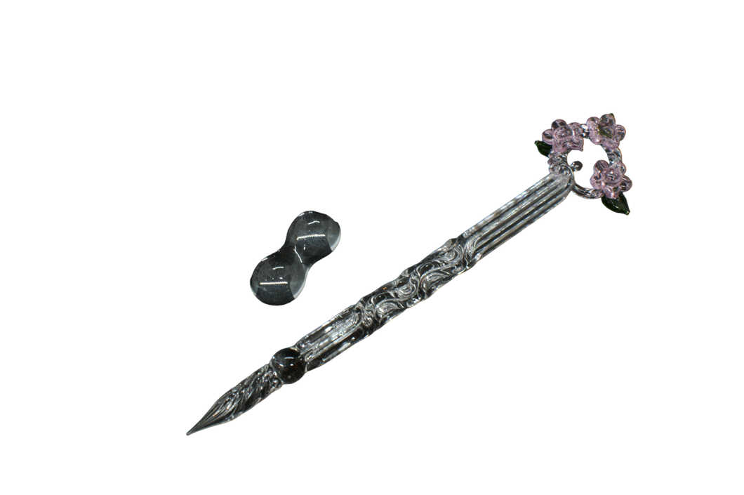 Glaspenna -Lila blomma