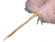 Ladda upp bild till gallerivisning, Fjäderpenna -Rosa -Kulspets
