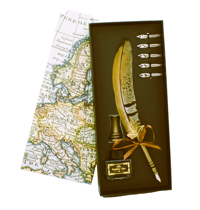 Fjäderpenna / Kalligrafipenna -Karta