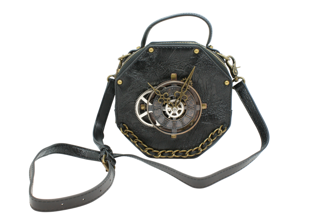 Steampunk väska - åttkantig