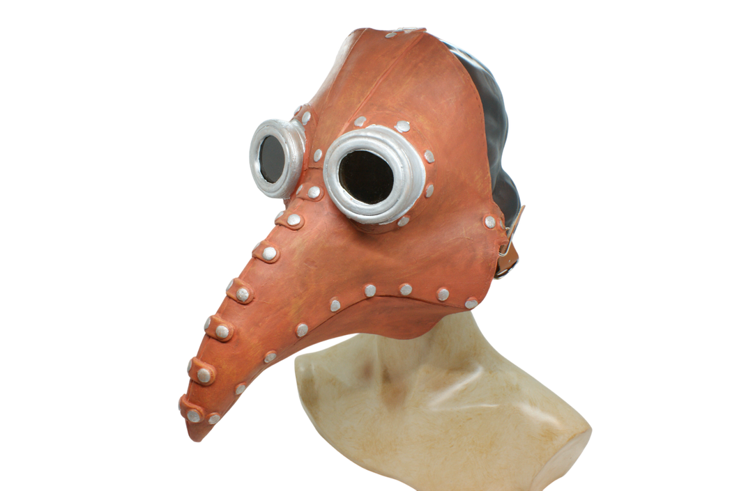 Steampunk - Pestdoktormask -Brun