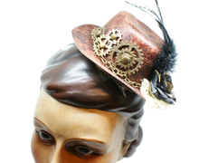 Ladda upp bild till gallerivisning, Liten läcker Steampunk hatt
