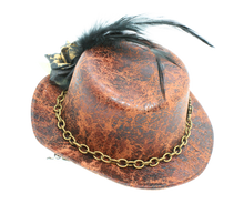 Ladda upp bild till gallerivisning, Liten läcker Steampunk hatt
