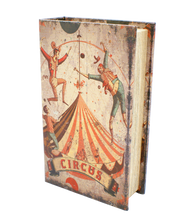 Ladda upp bild till gallerivisning, Bok Box, Mindre - Cirkus motiv, ljus bakgrund
