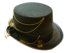 Ladda upp bild till gallerivisning, Steampunk Hatt - Svart
