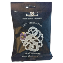 Ladda upp bild till gallerivisning, Vikinga Godis - Salty Licorice &amp; Viola - Saltlakrits &amp; Viol
