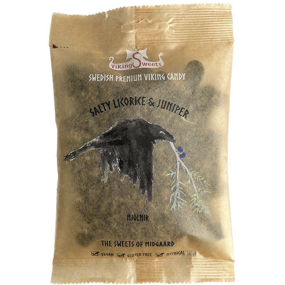 Vikinga Godis - Licorice & Juniper Mjölnir - Lakrits & Enbär