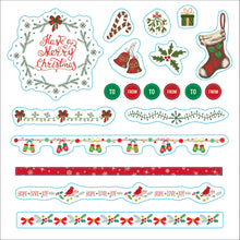 Ladda upp bild till gallerivisning, Merry &amp; Bright Christmas - Sticker Book
