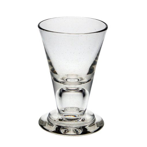 Brännvinsglas med dubbel fot
