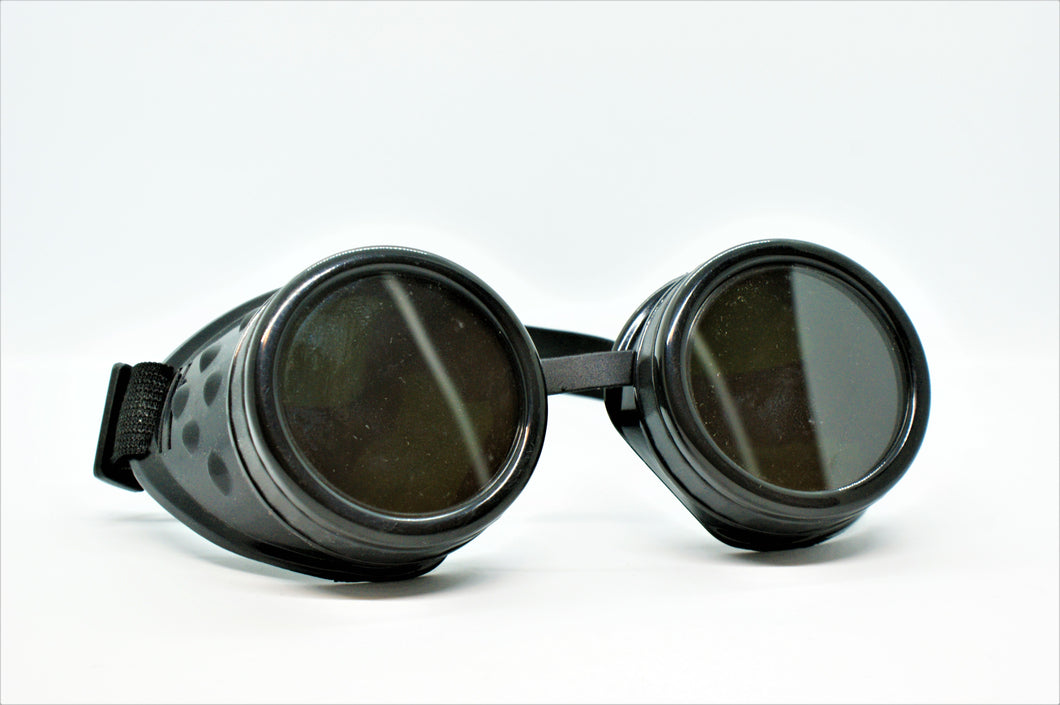 Steampunk goggles Svarta