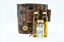 Ladda upp bild till gallerivisning, Steampunk armband med 3 vialer
