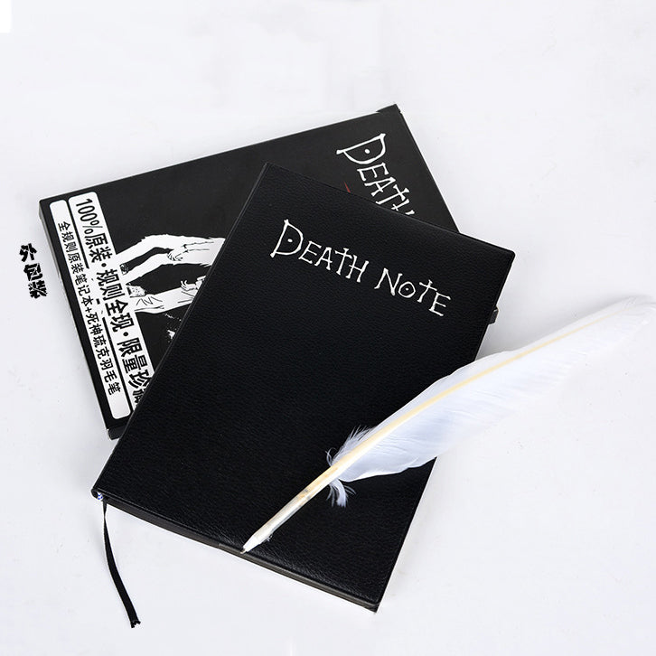 Death Note bok med fjäderpenna