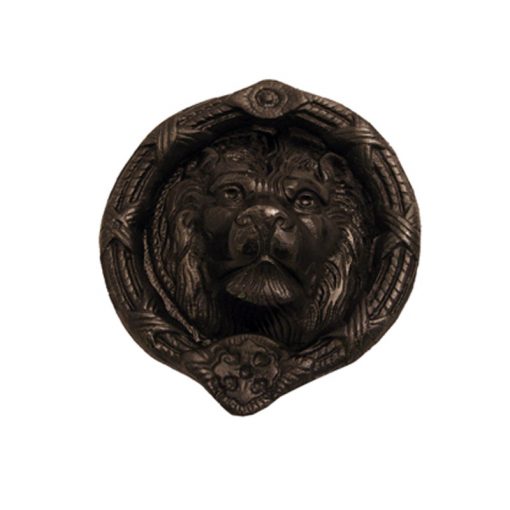 Dörrkläpp, lejon i gjutjärn - modell från 1700-talet
