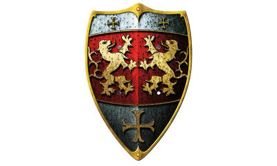 Stor Riddarsköld med lejon